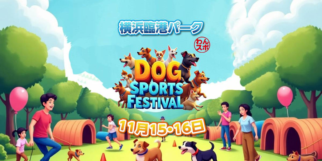 【運動後に!】11/15・16 横浜「DOG SPORTS FESTIVAL」出店!